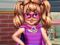 Jeu Petite fille super-héros vs princesse  en ligne