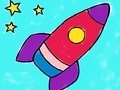 Jeu Livre de coloriage de fusées  en ligne