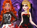 Jeu Robe de mariée noire princesse  en ligne