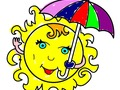 Jeu Coloriages d'été  en ligne