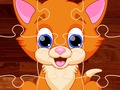 Jeu Pime Puzzle Bébé Chat  en ligne