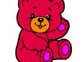 Jeu Retour à l'école: la coloration de l'ours doux  en ligne