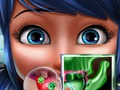 Jeu Docteur en langue fille pointillée  en ligne