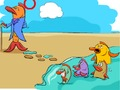 Jeu Différences d'oiseaux de dessin animé en ligne