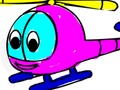 Jeu Coloration d'hélicoptère pour la rentrée scolaire  en ligne