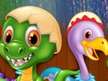 Jeu Livre de coloriage dinosaures  en ligne