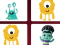 Jeu Match de mémoire de monstres  en ligne