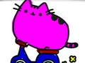 Jeu Retour à l'école: coloriage de chats mignons  en ligne