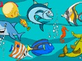 Jeu Différences de poissons  en ligne
