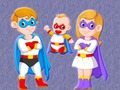 Jeu Puzzle de famille super héros  en ligne