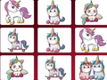 Jeu Mémoire Licorne Mignonne  en ligne