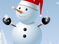 Jeu Joyeux bonhomme de neige à colorier  en ligne