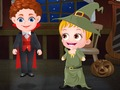 Jeu Bébé noisette nuit d'halloween  en ligne