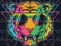 Jeu Puzzle animal rétro  en ligne