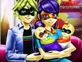 Jeu Fille en pointillé: repérez la différence  en ligne