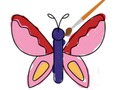 Jeu Coloriage Papillon  en ligne
