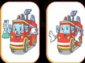 Jeu Mémoire de camion de pompiers  en ligne