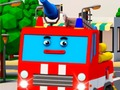 Jeu Puzzle de camion de pompier  en ligne