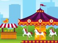 Jeu Parc d'attractions étoiles cachées  en ligne