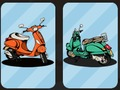 Jeu Mémoire de scooter classique  en ligne