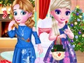 Jeu Bébé sœurs jour de Noël en ligne