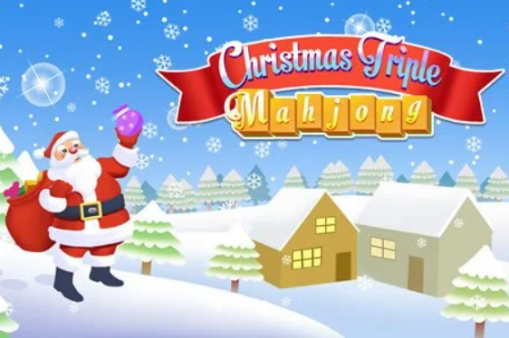 Jeu Triple Mahjong de Noël  en ligne