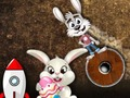 Jeu Chasse aux oeufs de lapin de Pâques  en ligne