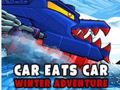 Jeu Voiture mange la voiture: aventure d'hiver en ligne