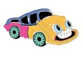Jeu Voitures amusantes : livre de coloriage pour les enfants  en ligne