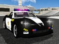 Jeu Couche de la police de la police conduisant en ligne