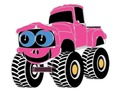 Jeu Coloriage de camions heureux en ligne