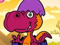 Jeu Coloriage Dinosaures Drôles De L'Âge De Glace  en ligne