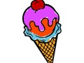Jeu Coloration de la crème glacée en ligne  en ligne