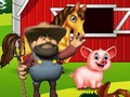 Jeu Différences de la ferme de dessins animés en ligne