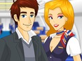 Jeu Hôtesse de l'air s'embrassant  en ligne