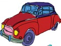 Jeu Coloriage des voitures de vieille minuterie en ligne
