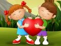 Jeu Roue à bulles de la Saint-Valentin  en ligne