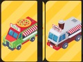 Jeu Mémoire des camions de nourriture et de boisson  en ligne