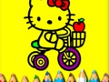 Jeu Retour à l'école: Sweet Kitty Coloring  en ligne