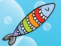 Jeu Coloration du poisson arc-en-ciel  en ligne