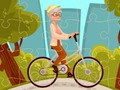 Jeu Puzzle de vélo heureux  en ligne