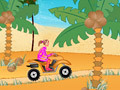 Jeu Race en VTT de fille de plage  en ligne