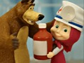 Jeu Fille et ours s'amusent  en ligne