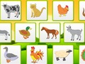 Jeu Animaux de la ferme Kids Learning Memory  en ligne
