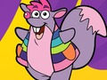 Jeu Livre de coloriage Dora  en ligne