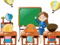 Jeu Puzzle Retour à l'école  en ligne