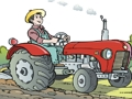 Jeu Puzzle de tracteur de dessin animé  en ligne