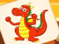 Jeu Coloriage de dragons amicaux  en ligne