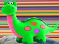 Jeu Puzzle mignon de dinosaure  en ligne