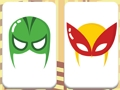 Jeu Mémoire de masque de héros  en ligne